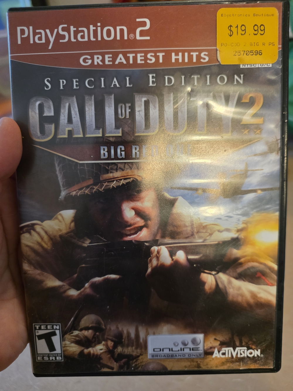 PlayStation 2 Call of Duty 2: Big Red One - Special Edition (Black)
